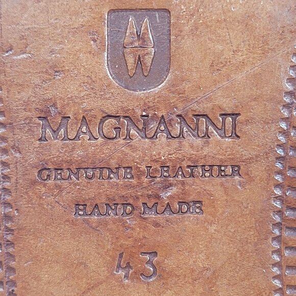 Magnanni Men's Black Genuine Leather Loafers US Size 10 EU 43 - Picture 8 of 8